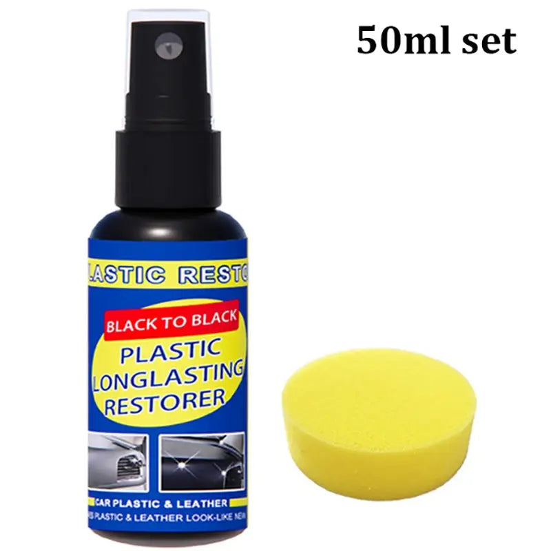 Restaurador de Plástico para Auto – Brillo Negro y Reparación de Interior - ¡Todo Chido!