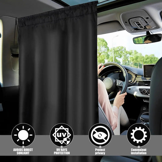Cortina Trasera para Coche – Privacidad y Descanso - ¡Todo Chido!