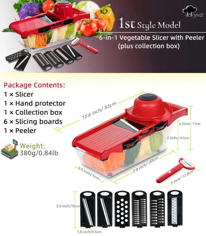 Cortador De Verduras Multifuncional Rallador Manual Para Frutas y Quesos ¡Todo Chido!