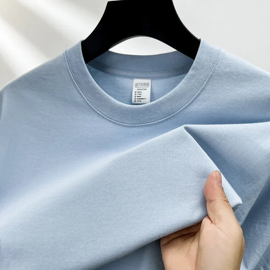 T-Shirt 100% Algodón Cuello Redondo