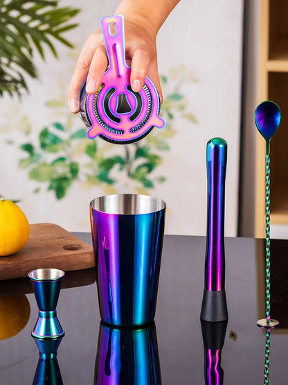 Set de Coctelería Arcoíris 5 Piezas