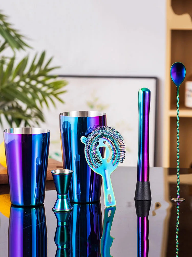 Set de Coctelería Arcoíris 5 Piezas
