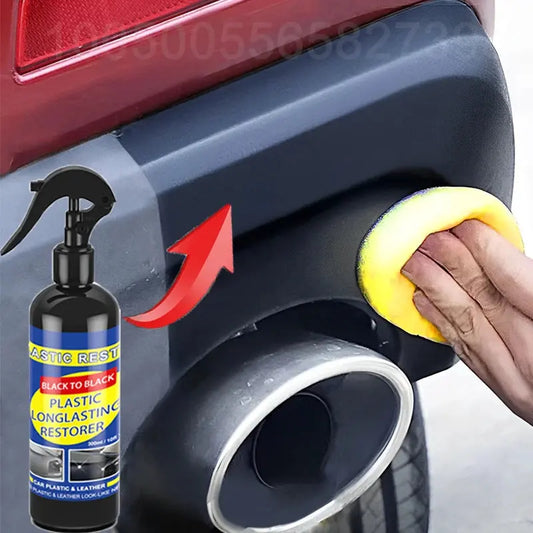 Restaurador de Plástico para Auto – Brillo Negro y Reparación de Interior - ¡Todo Chido!