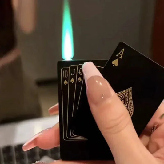 Encendedor Carta As de Espadas – Recargable, metálico ¡Todo Chido!