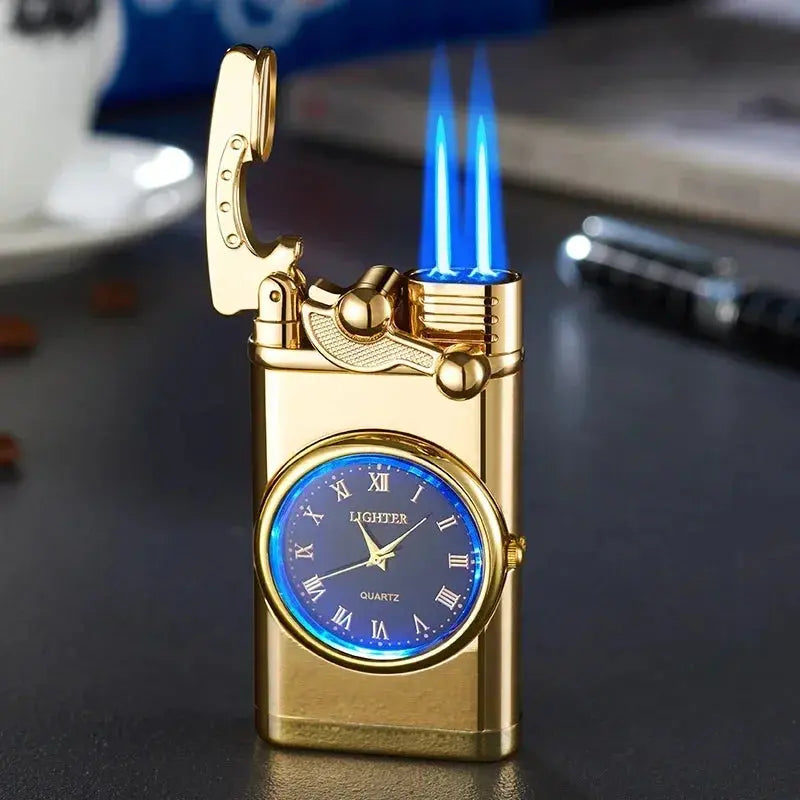 Encendedor Reloj Jet – Doble tubo, para exteriores ¡Todo Chido!