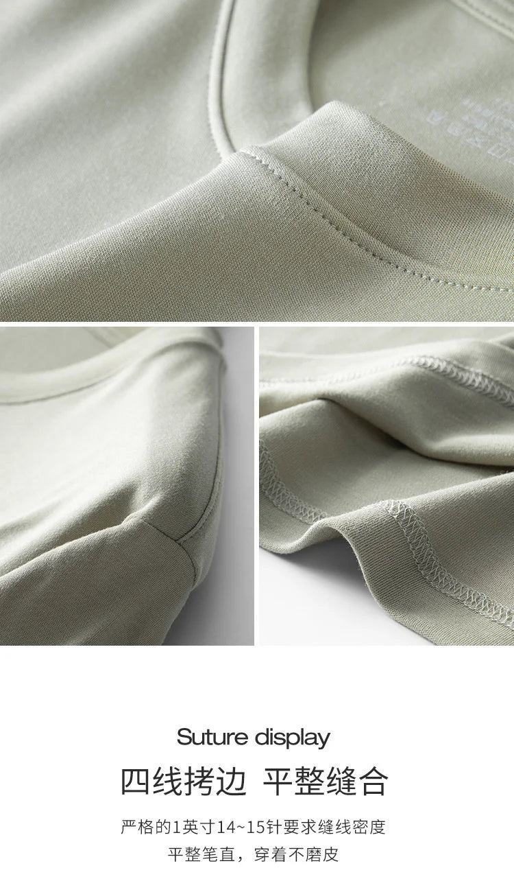 Tshirt Spandex para Hombres Cuello Crew