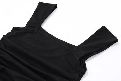 Vestido Largo Elegante WhereMery Vestido bodycon fruncido, talle alto, sexy, ideal primavera-verano ¡Todo Chido!