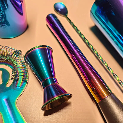 Set de Coctelería Arcoíris 5 Piezas