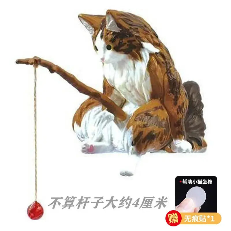 Gato Pescador Decoración Auto – Con gafas y pipa ¡Todo Chido!