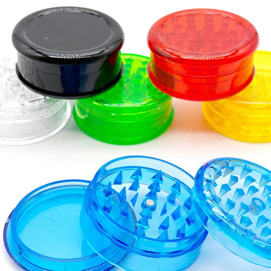 Herb Grinder 60mm 3 Layers – Plastic, Gift for Smokers ¡Todo Chido!