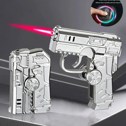 Encendedor Pistola Giratoria 2025 – Multifuncional, antiviento - ¡Todo Chido!