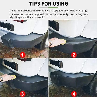 Restaurador de Plástico para Auto – Brillo Negro y Reparación de Interior - ¡Todo Chido!