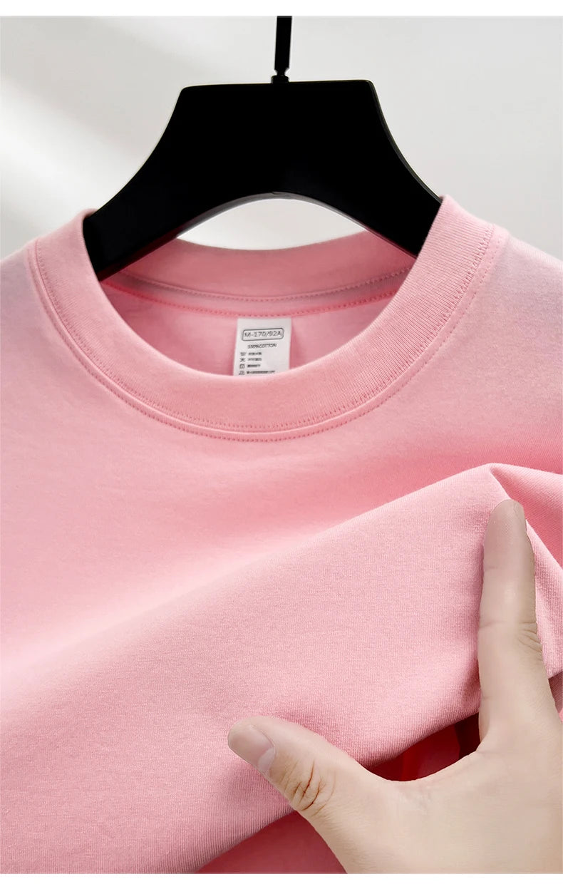 T-Shirt 100% Algodón Cuello Redondo