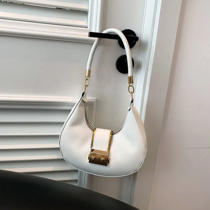 Bolso de Hombro Mujer Color Sólido