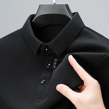 Playera Polo para Hombre Tejido Tipo Wafle