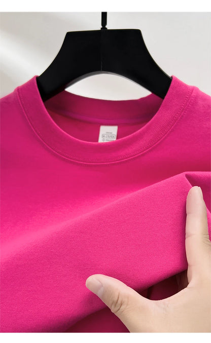 T-Shirt 100% Algodón Cuello Redondo